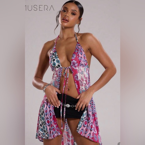 Musera Patterned Flowy Top - Picture 3 of 4